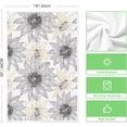 thumbnail image 6 of Silver Floral Boho Kitchen Towels Dish Towels, 18x26 Inch Seasonal Spring Decoration Hand Towels Set of 2, 6 of 6