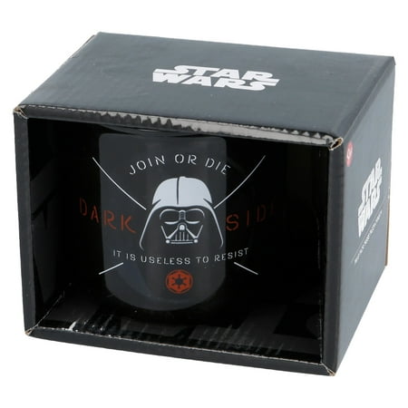 

Stor Star Wars Join Or Die The Dark Side Darth Vader Ceramic Mug w/ Gift Box
