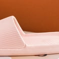 thumbnail image 5 of Lovskoo 2024 Women s Mens Open Toe Slippers Solid Color Super Soft Breathable Non-Slip Bedroom Slip On Home Slippers Pink, 5 of 7