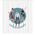 thumbnail image 3 of Ambesonne Charleston Shower Curtain, Vintage Dancing People, 69"Wx70"L, Multicolor, 3 of 3