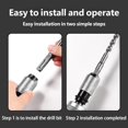 thumbnail image 2 of Rotary Hammer Adapter with Impact Drill Bits Set, 4 Sizes Rotary Hammer Adapter, Electric Drill Wrench to Electric Hammer Convert, Electrical Extension Tool Kit for Hammer Adapted Tools (1+4Drill), 2 of 8