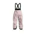 thumbnail image 4 of ADSSDQ Women Snow Bibs Ski Pants Baggy Snowboard Bibs Pants Overall Insulated Waterproof Windproof Warm Winter Jumpsuit Light pink L, 4 of 5