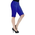 thumbnail image 2 of Hybrid & Company Womens 11.5 inch Inseam Butt Lift Stretch Bermuda City Shorts, 2 of 3