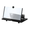 thumbnail image 1 of Unique Bargains 12' Screen Magnifier for Cell Phone, 3D HD Magnifying Projector Screen Amplifier Stand, Black 10.6x7x0.6', 1 of 7