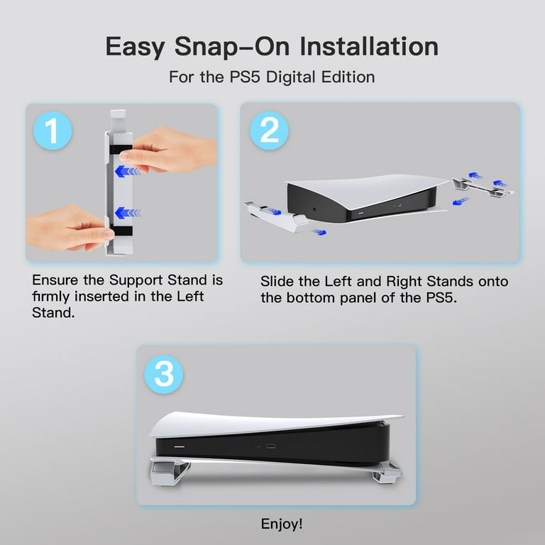 NexiGo PS5 Horizontal Stand, Compatible for PlayStation 5