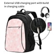 thumbnail image 2 of Fotbe Cute Bunny Mochila con Estampado y Puerto USB para Hombre y Mujer, Mochila Antirrobo, Mochila de Viaje, Mochila Escolar, Mochila Universitaria, 2 of 7