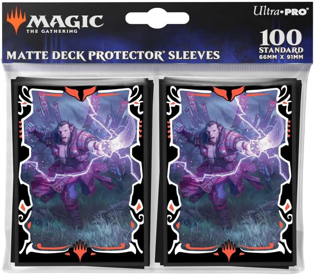 mtg izzet card sleeves Magic the Gathering: Guilds of Ravnica Ultra Pro Sleeves: (50ct) Matte finish for that amazing shuffle quality and feel you already know and love. Izzet Sleeves: Blue Red Mana
