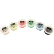CanDo TheraPutty Therapy Putty Set Multi-color 6 X 2 oz. 2X-Soft / X-Soft / Soft / Medium / Firm / X-Firm 10-1480, 1 Set