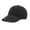 Black, variant on Kids Boy Girl Washed Cotton and Denim UV Protection Adjustable Plain Baseball Cap Hat(6-9 yrs, Yellow)