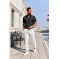 thumbnail image 2 of COOFANDY Mens Button Down Short Sleeve Shirt Casual Summer Stretch Dress Shirts Wrinkle Free, 2 of 6