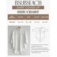 thumbnail image 5 of Bsubseach Women Swimsuit Cover Up Button Down Shirt Beach Dresses Bikini Bathing Suit Cover Ups Swiss Dot Tops, 5 of 10