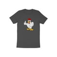thumbnail image 5 of Cool White Chicken Rooster with Sunglasses Thumbs Up Animal T-Shirt Graphic Art Design Chicken Rooster Sunglasses Tees Tshirt, 5 of 10