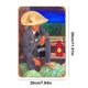 thumbnail image 4 of Letrero Chapa Metal Western Mariachi Pintura Hierro Rectangular Barra Pared 20x30cm, 4 of 9