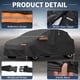 thumbnail image 5 of Funda de coche Bargains de aluminio para exteriores, funda completa impermeable con cremallera en la puerta del conductor, negra para Mazda CX-30, 5 of 7