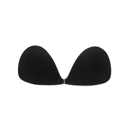 Barbie Strapless Gown - 2Packs Strapless Self Adhesive Invisible Backless Push-up Bra Waterproof Triangular Stealth Bra Wedding Ball Gowns Swimming Costumes