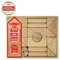 thumbnail image 4 of Melissa & Doug Standard Unit Solid-Wood Building Blocks With Wooden Storage Tray (60 pcs), 4 of 10