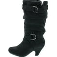 thumbnail image 2 of Link Little Girl's Pauline-38 Kitten Heel Boots with Decorative Buckles, 2 of 7