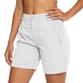 thumbnail image 6 of Womens Cargo Athletic Shorts Womens Zip Pocket Lightweight Hiking And Jogging Work Pants, 6 of 10
