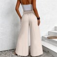 thumbnail image 5 of Yifymode Summer Beach Cover Up Pants for Women Flowy Pant Wide Leg Bathing Suit Coverup Swimsuit Palazzo with Slits, 5 of 6