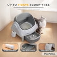 thumbnail image 3 of PawPetica Self-Cleaning Cat Litter Box, Automatic Cat Litter Box with APP Control, Safety Sensors, Odor Contral & Health Monitoring, 3 of 11