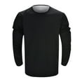 thumbnail image 2 of Wotryit Mens Shirts,Sauna Shirt For Men Sweat Top T Shirt Solid Color Workout Sports Shapewear Gym Exercise Long Sleeved Tees,Shirts for Men,Workout Shirts for Men(Color:Black,Size:2XL), 2 of 8