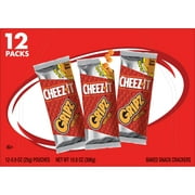 Cheez-It Gripz Original Tiny Baked Snack Cheese Crackers, Kids Snacks, 10.8 oz, 12 Count