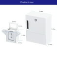 thumbnail image 3 of Invisible Electronic Cabinet Lock, Hidden RFID Lock, DIY Latch, Wooden Cabinet Drawer Locker Cupboard, RFID Card Keyfobs, Two Unlock Modes, Low Power Alarm, Easy Installation, 3 of 6
