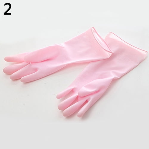 Washing Gloves Dishwashing Laundry Housework Cleaning Rubber Waterproof Gloves 