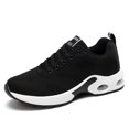 thumbnail image 3 of Zapatillas Mujer Zapatos para Correr Antideslizante Caminar para Ejercicio Deportivo (38) Negro, 3 of 9