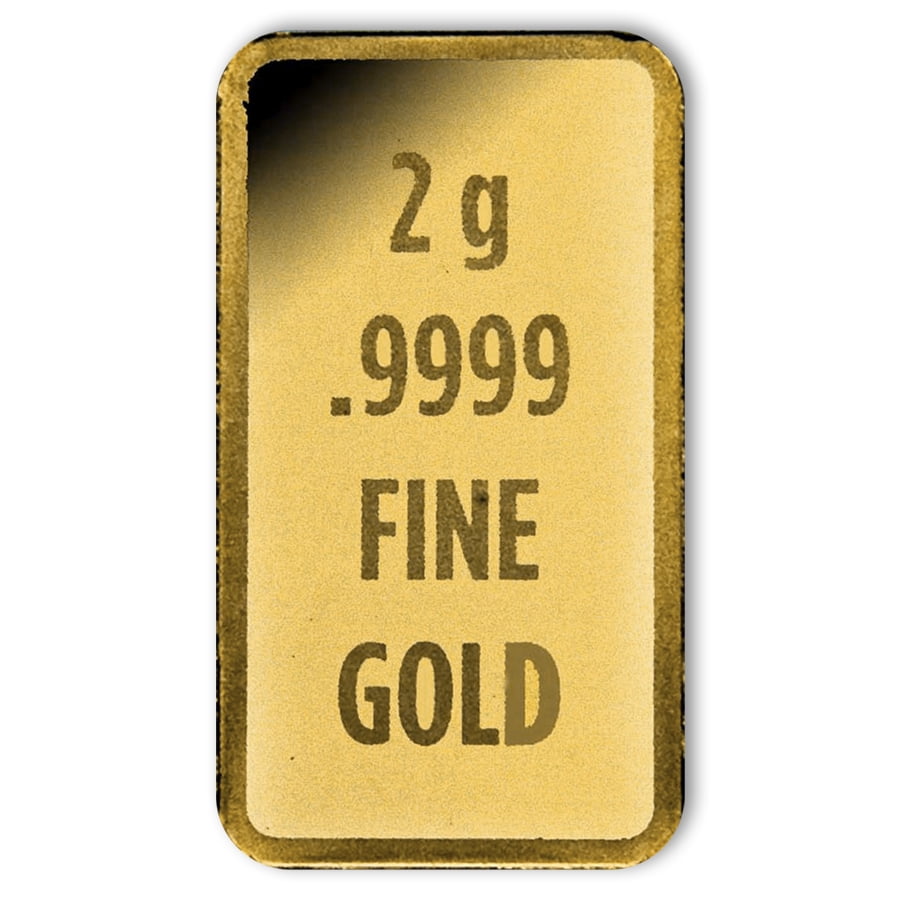 2 gram Gold Bar - Random Design - Walmart