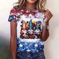 thumbnail image 1 of Camiseta navideña con estampado gráfico de dibujos animados para mujer, camiseta informal de manga corta con cuello redondo, camisetas divertidas de calle, ropa de gran tamaño para mujer, 1 of 4