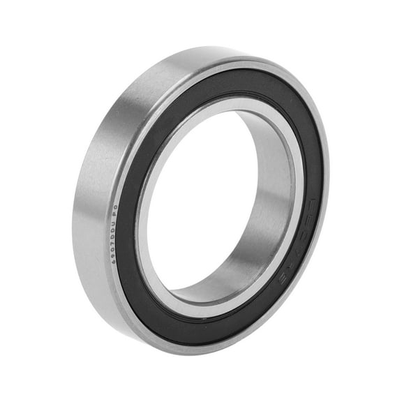 Unique Bargains 6907DDU Deep Groove Ball Bearings P0 35x55x10mm Lubricated Bearings Double Rubber Seal Black Silver Tone Scooter Skateboard Wheel