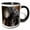Black/White, variant on 3drose, Adorable Portrait of a Parrot Animal Photography, 11oz Two-tone Red Mug
