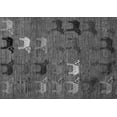 thumbnail image 1 of Ahgly Company Indoor Rectangle Abstract Gray Modern Area Rugs, 8' x 10', 1 of 4