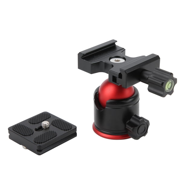 Cabezal de bola aleación de aluminio con orificio para tornillo de 1/4 pulg Gran durabilidad Cabezal de bola de 0-90 para cámaras SLR para otros equipos para luces LED para ANGGREK Otros