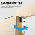 thumbnail image 4 of BESTYASH 2-Pack Stainless Steel Cabinet Door Hinges for Home, Smooth Finish, , Easy to Install and Disassemble, 4 of 7