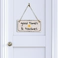 thumbnail image 4 of Good Times & Tan Lines 5x10 Hanging Plus Wall or Door Sign | Home Decor, 4 of 8