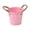 Pink, variant on Black Antique Metal Bucket Flower Pot Iron Milk Can Planter For Outdoor Indoor Garden Decor Desktop Vase Rustic Farmhouse