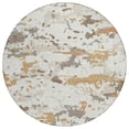 thumbnail image 2 of Addison Rugs Chantille Indoor/Outdoor Transitional Abstract Ivory Machine Washable Round Rug, 8' x 8', 2 of 7