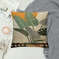 thumbnail image 2 of COMIO  Boho Abstract Throw Pillow Covers Black Beige Orange Mid Century Geometric Leaf Decorative Throw Pillows Modern Art Pillow Cases for Couch Bed Sofa Bedroom Home Office, 2 of 5