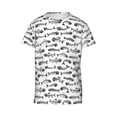 thumbnail image 4 of Wukai Fish Bones Youth Unisex Short Sleeve T-Shirt for Boys, Girls, Teens, and Kids-Medium, 4 of 7