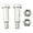 B, variant on Air Compressor Wheel Screw Nut for 12mm Inner Hole Air Compressor Caster Wheel A