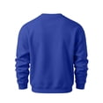 thumbnail image 3 of Mfakffe Men Solid Crewneck Pullover Tops Loose Fit Long Sleeve Sweatshirts Soft Fleece Casual Layering Apparel for Fall Winter Daily Outdoor Wear, 3 of 3