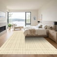 thumbnail image 3 of ODIKA 6'x9' Machine Washable Non-Slip Area Rug, Geometric Beige High Traffic Rug with Pad, Beige, 1050096, 3 of 8