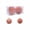 Orange, variant on Roiihwy Orange 2Pcs 10CM Large Size Flocked Christmas Balls 3.94in Set Tree Decorations for Holiday Party