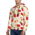 thumbnail image 2 of Hoodies for Men - Popsicle print Long Sleeve Comfrt Men'S Fashion Hoodies & Sweatshirts, Sweatshirts for Men Hoodies Pullover Clothing Clothes with Pouch, 2 of 7