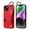 Red, variant on ShellTech for Ring Holder iPhone 15 Case , Shockproof Leather Hand Strap Kickstand Card Slot Case TPU Back Cover for iPhone 15,Black