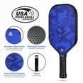 thumbnail image 3 of Reebok Lifestyle Lightweight Fiberglass Pickleball Paddle USAPA Approved-Dark Blue, 3 of 12