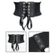 thumbnail image 4 of Cinturón de corsé elástico para mujer, faja elástica con borlas, accesorios de encaje, correa debajo del pecho para vestidos, negro1 Soledad Cinturón, 4 of 10