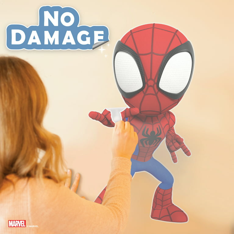 Wall Palz Marvel Spidey and His Amazing Friends Wall Decal - Marvel Wall  Decals with 3D Augmented Reality Interaction - 27 Spider-Man Wall Stickers